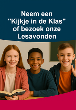 Lesavond en Kijkje in de klas